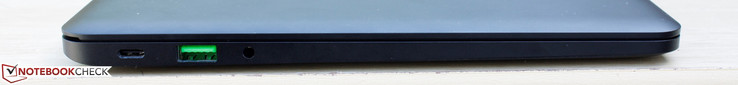 Слева: USB Type-C Gen. 2, USB 3.0, 3.5 мм комбинированный аудиоразъем