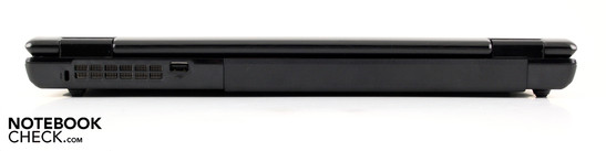 Сзади: USB 2.0, разъем для замка Кенсингтона
