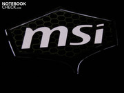 и логотипом MSI с подсветкой.