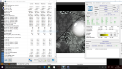 Бенчмарк Cinebench R15 (рабочая частота 2.0 ГГц, температура 77 °C)