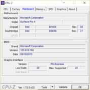 CPU-Z: материнская плата