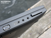 На корпусе присутствуют ExpressCard, HDMI,