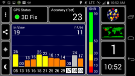 GPS-тест (Aquos Crystal)