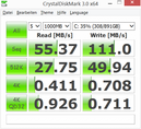 CrystalDiskMark: первый заход