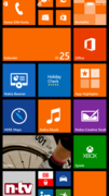 Домашний экран WP 8