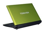 Toshiba NB550D в цветовом исполнении зеленый лайм-металлик