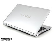 Sony has kept the typical Vaio design features, such as the logo,
