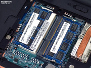 Модель Acer оборудована 4 ГБ памяти DDR3.