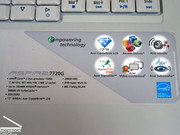 Ноутбук оснащен стандартными компонентами, достаточными для офисного применения.