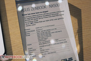Asus NX500: характеристики