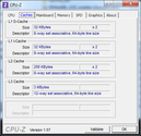 Информация о системе: CPUZ Cache