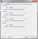 Информация о системе: CPUZ Cache
