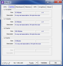 CPU-Z: информация о кэше