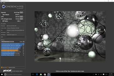 Бенчмарк Cinebench R15