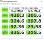 Бенчмарк CrystalDiskMark 3.0