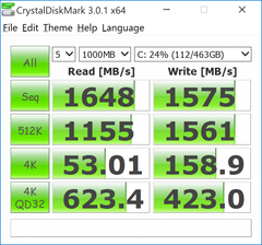 Бенчмарк CrystalDiskMark 3.0