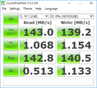 CrystalDiskMark (жесткий диск от HGST)