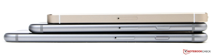 Apple iPhone 5s vs. 6 vs. 6 Plus