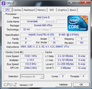 Системная информация CPUZ CPU