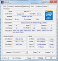CPU-Z: информация о ЦП