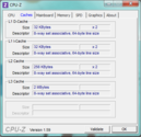Информация о системе: CPUZ Cache