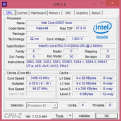 CPU-Z: процессор