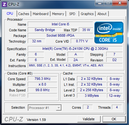 Информация о системе: CPUZ CPU