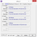 CPU-Z (кэш)