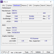 Тест CPU-Z (материнская плата)