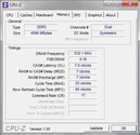 Информация о системе CPUZ RAM