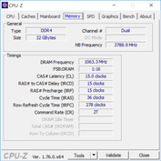 Тест CPU-Z (ОЗУ)