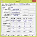 CPU-Z: информация о SPD