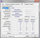 Информация о системе CPUZ RAM SPD 2