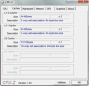 System info CPUZ Cache