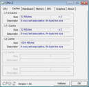 Systeminfo CPUZ Cache