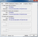 Информация о системе: CPUZ Cache