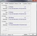 Информация о системе:CPUZ Cache