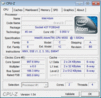 Информация о системе CPUZ CPU