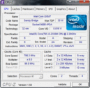 Информация о системе: CPUZ CPU