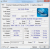 Информация о системе CPUZ CPU