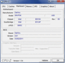 Информация о системе: CPUZ Mainboard