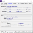 Системная информация, программа CPU-Z (материнская плата)