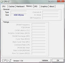 Системная информация CPUZ RAM