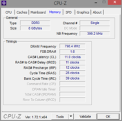 CPU-Z: оперативная память