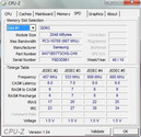 Системная информация CPUZ RAM SPD