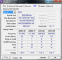 Информация о системе: CPUZ RAM SPD