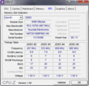 Информация о системе: CPUZ SPD