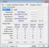 Информация о системе CPUZ RAM SPD