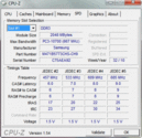 System info CPUZ RAM SPD