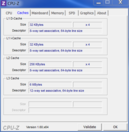 Systeminfo CPUZ Cache
